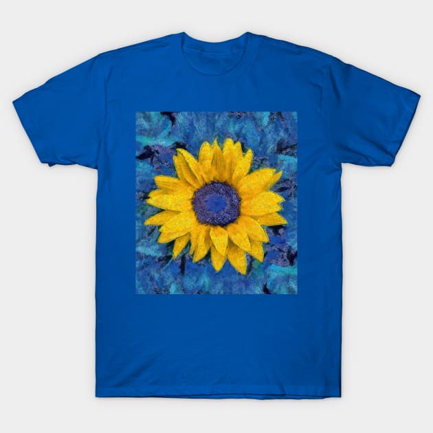 Sunflower T-Shirt by CatyArte